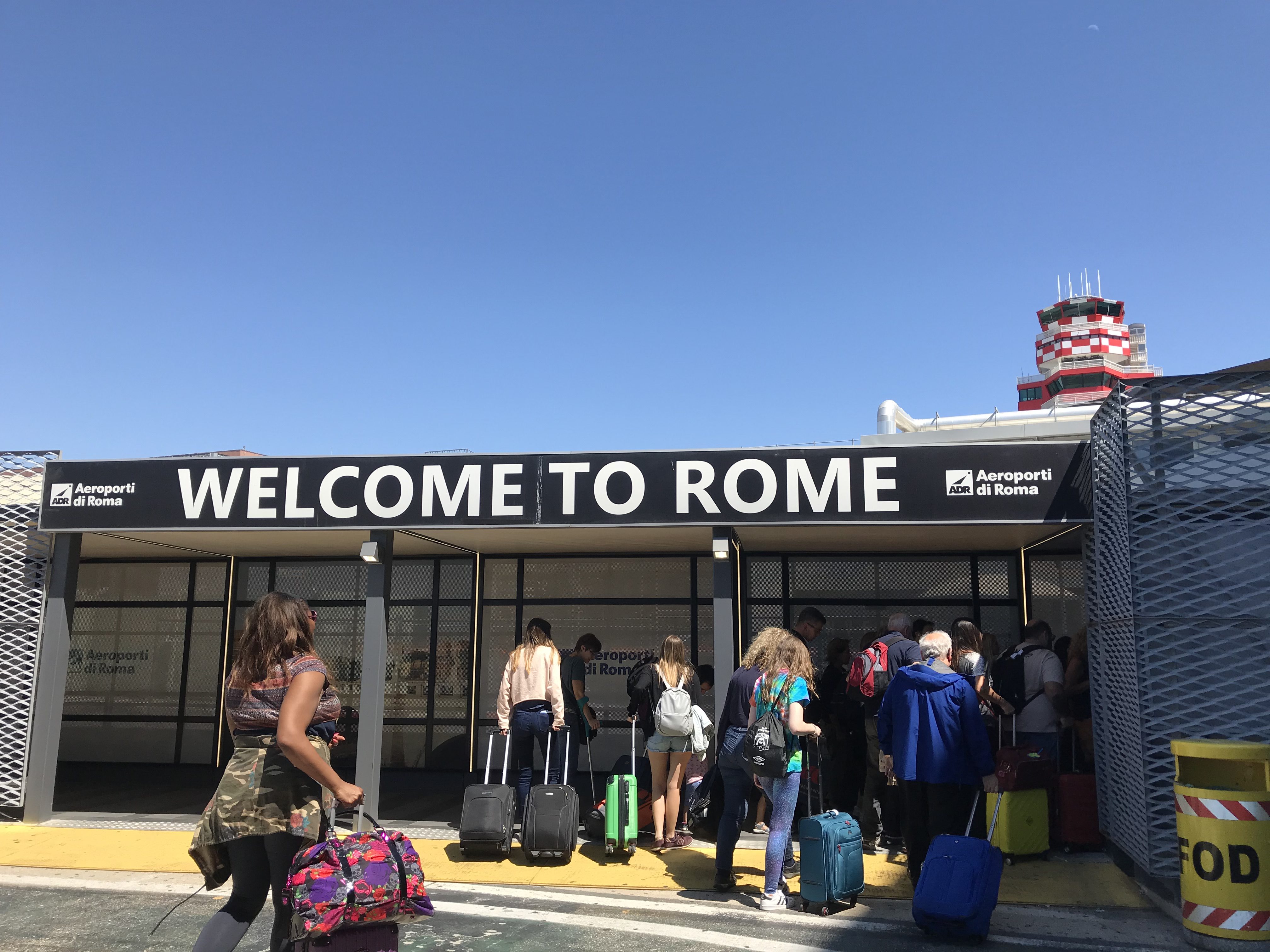 Rome Fiumicino Leonardo da Vinci Airport Italy