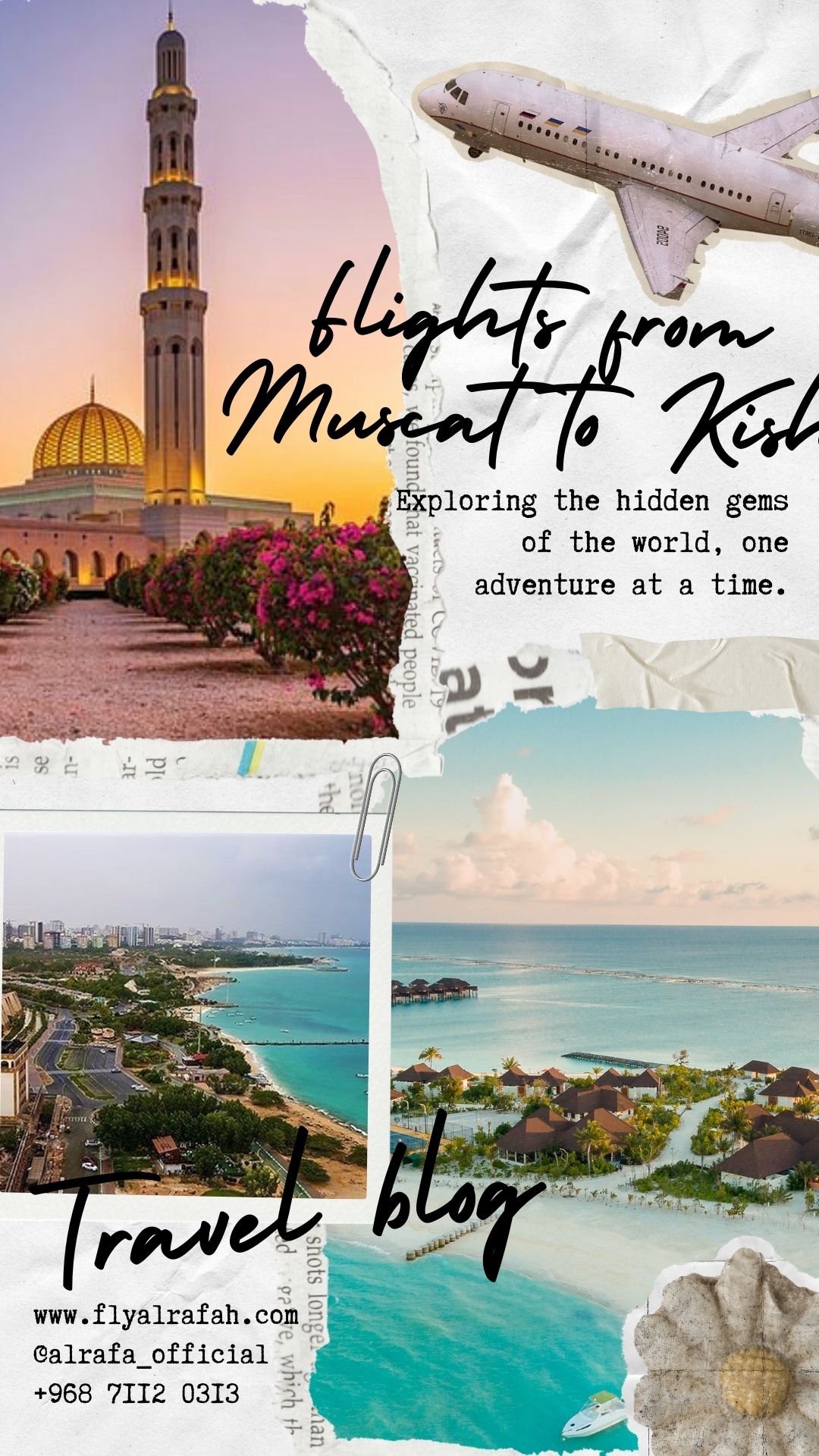 Flights from Muscat to Kish