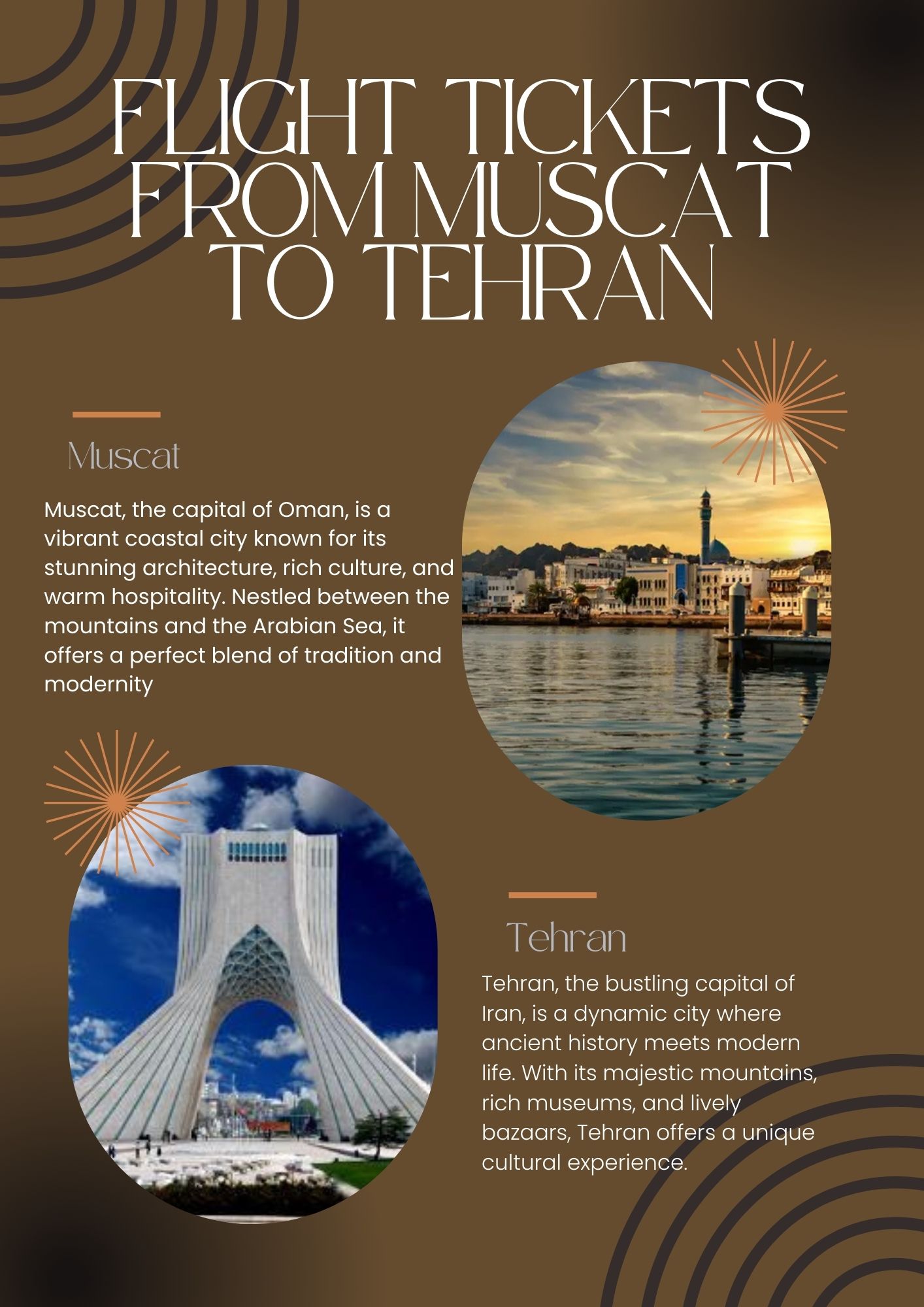 Flight Tickets from Muscat to Tehran
