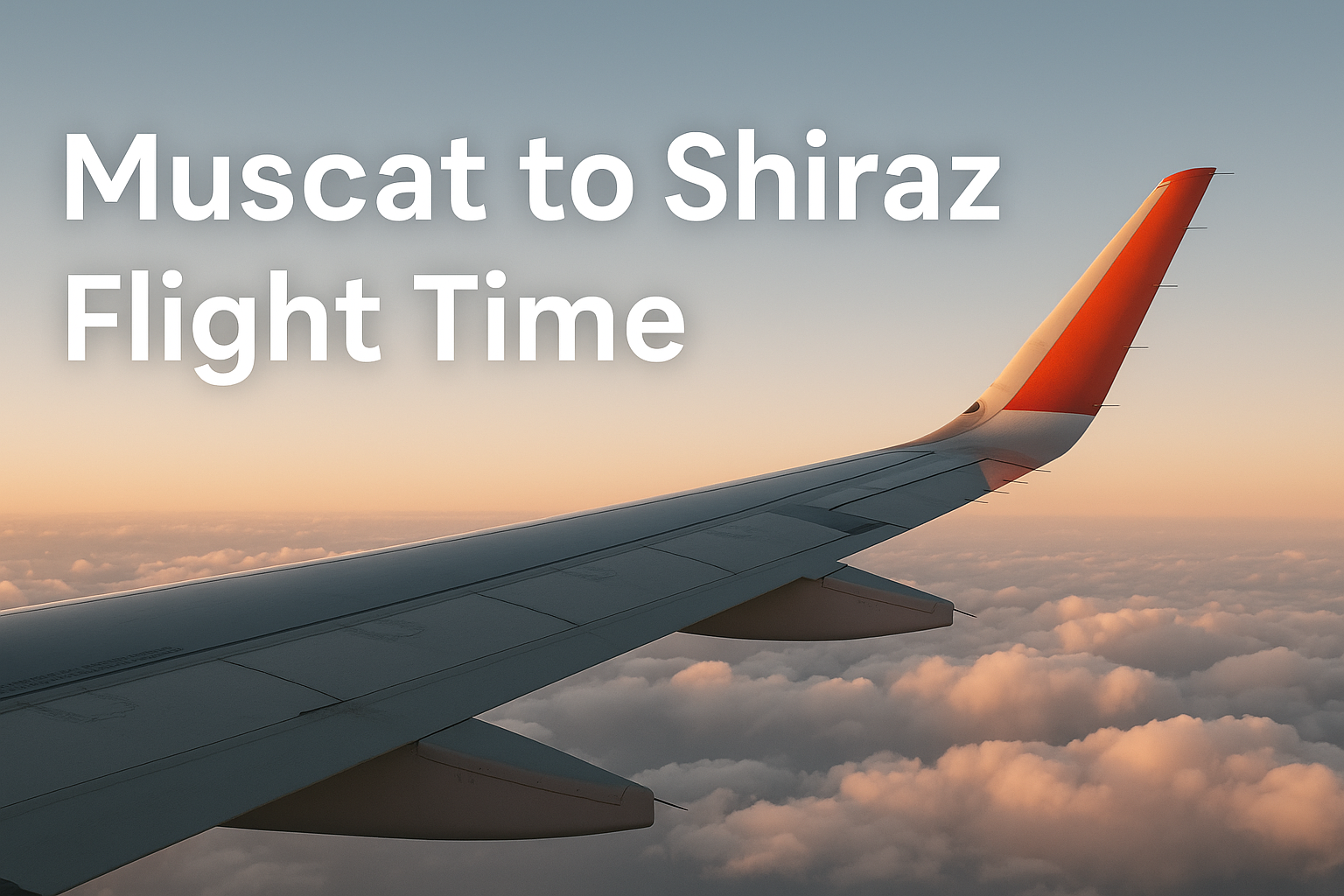 Muscat to Shiraz Flight Time