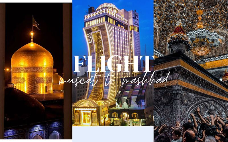 Muscat to Mashhad Flight Time