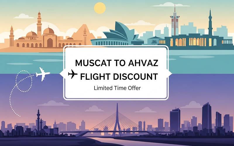 Muscat to Ahvaz flight discount