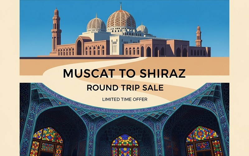 Muscat to Shiraz Round-Trip Sale