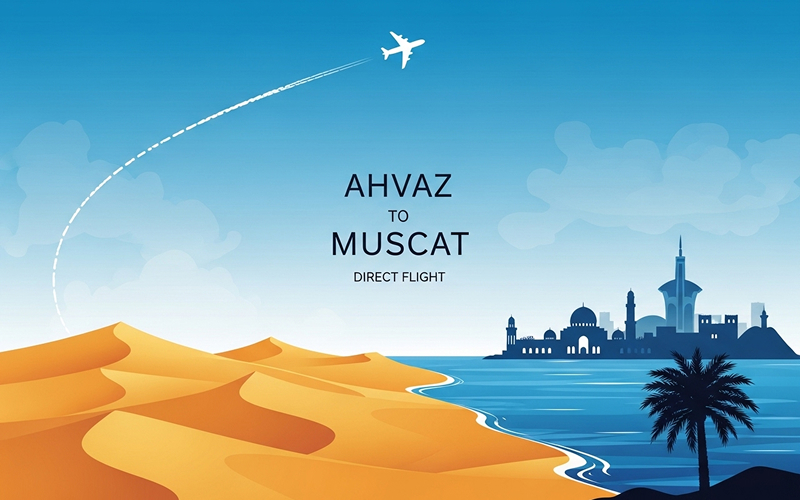 Ahvaz flight Muscat