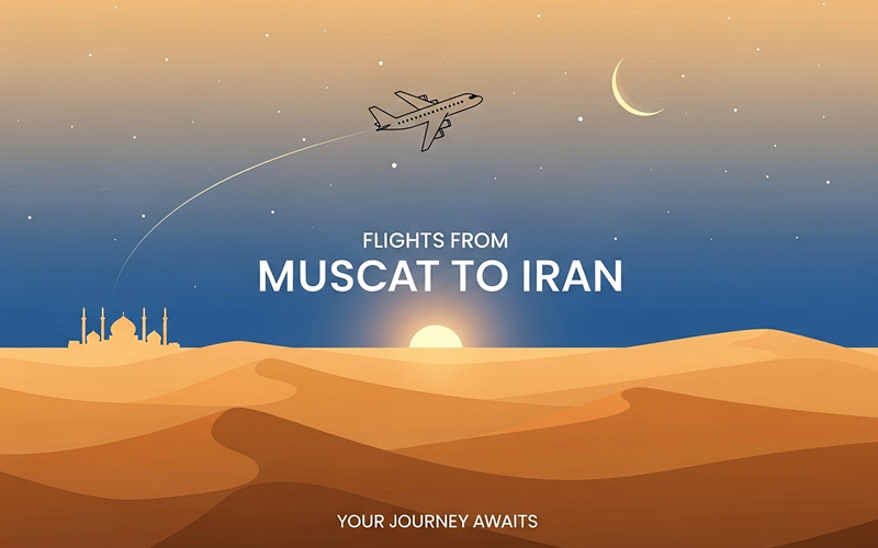 Flights from Muscat to Iran