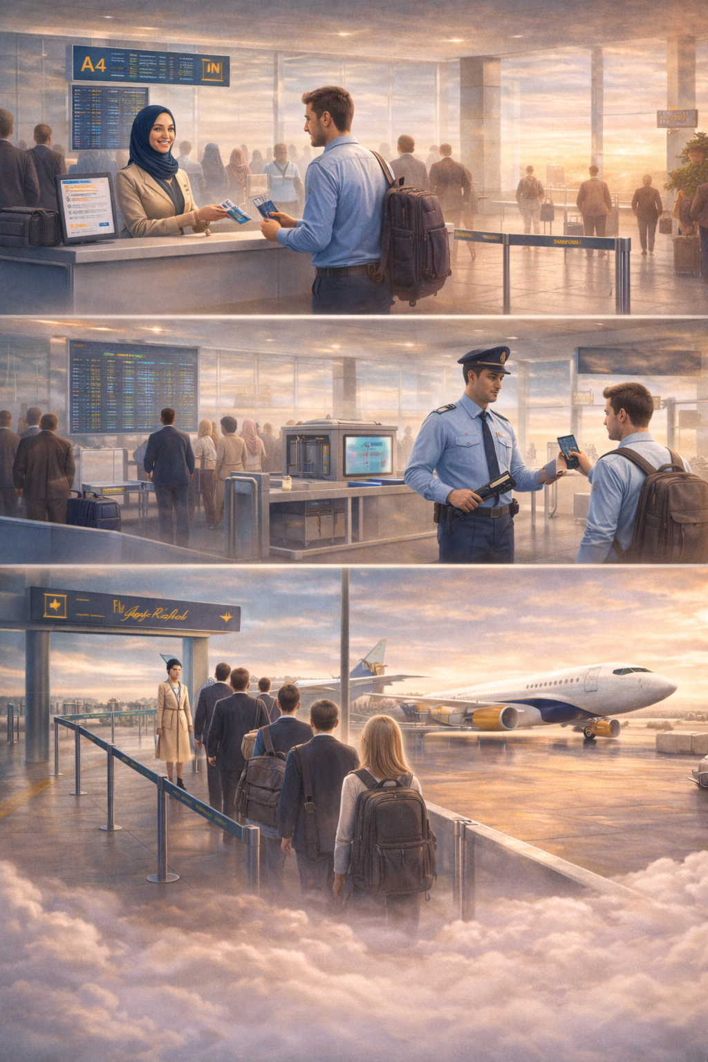 Airport Arrival Guide: Check-in, Security & Boarding Gate Steps